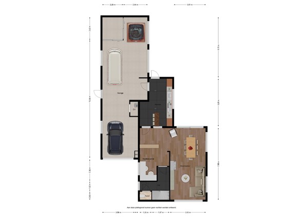 Floorplan - De Blikken 11, 4501 AC Oostburg
